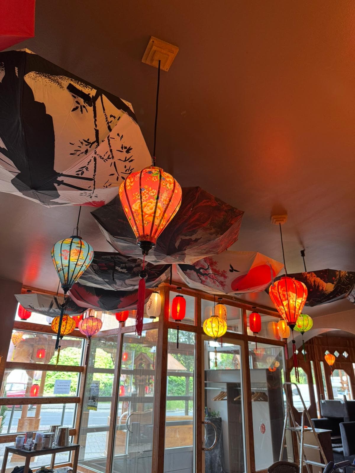 Asiatische Bistro-Atmosphäre